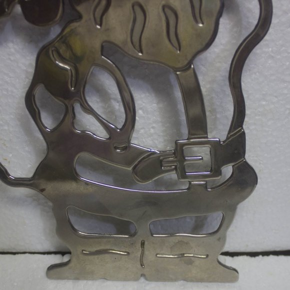 Christmas Santa Metal Footed Trivet - Picture 2 of 7
